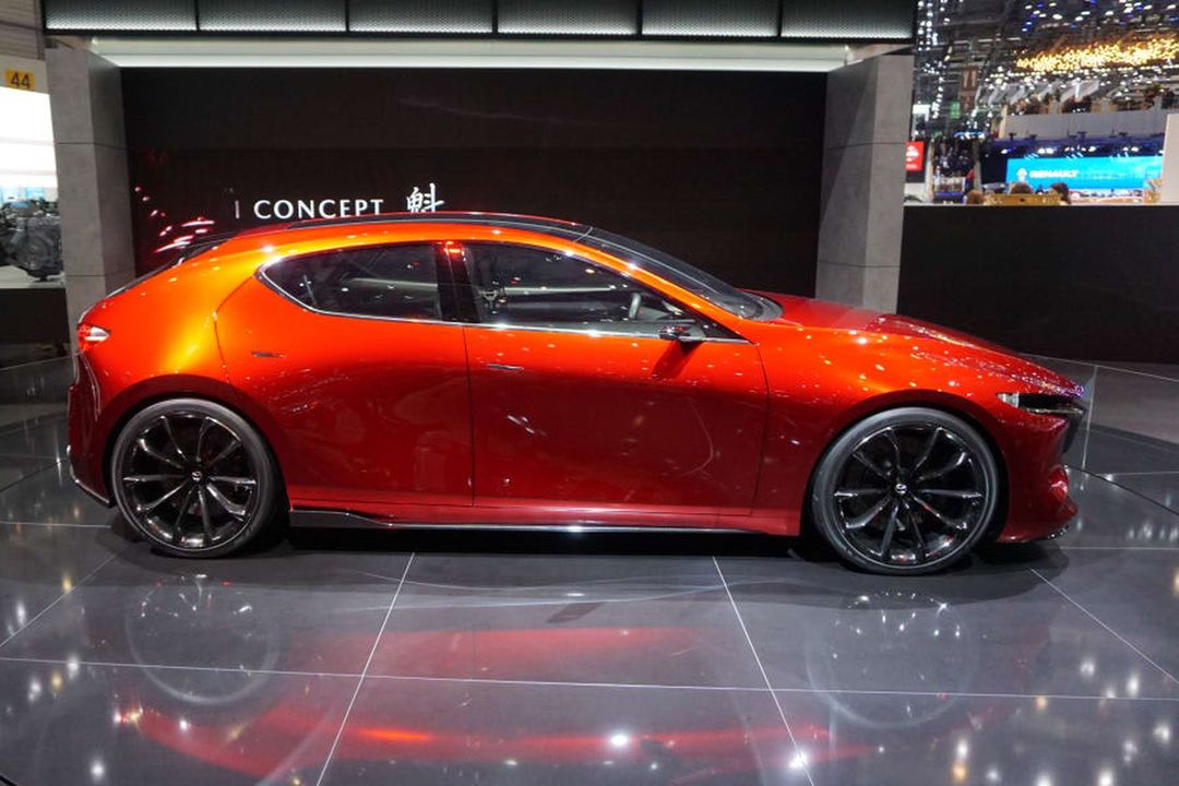 Der neue Mazda 3 schaut sportlich und futuristisch aus.