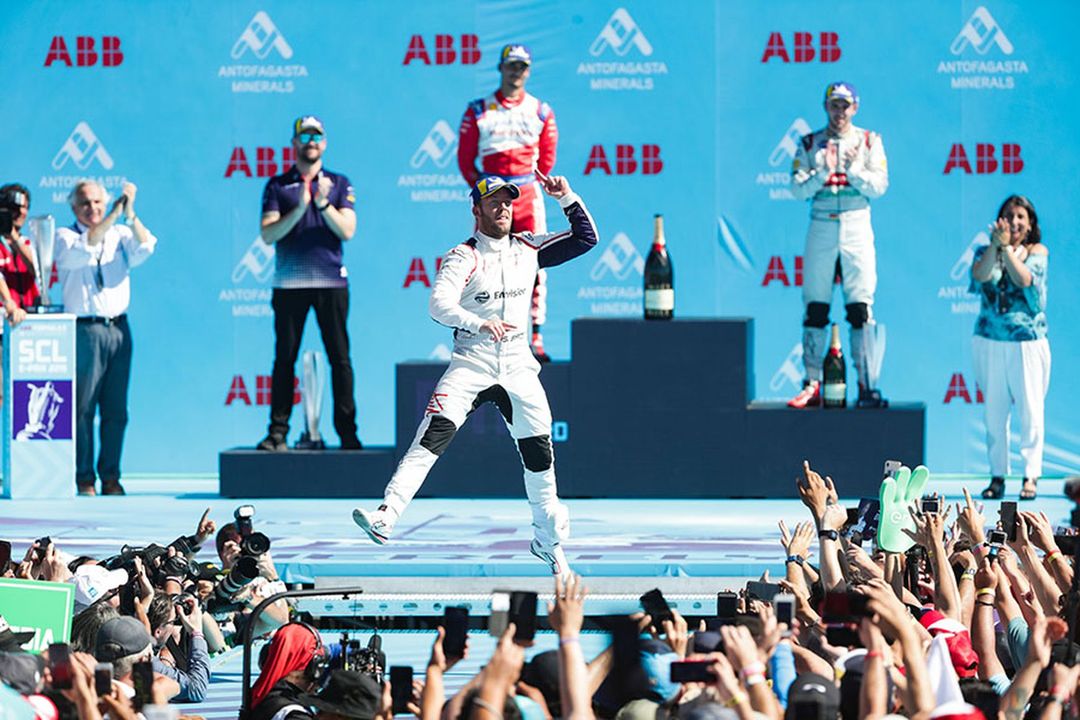 Sam Bird konnte den E Prix in Santiago 2019 für sich entscheiden.