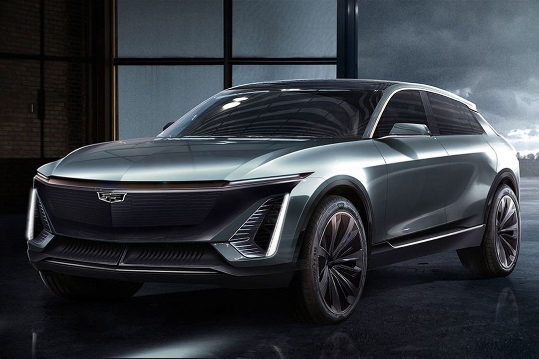 Cadillac wird zu einer reinen Elektromarke und hat das erste Bild zu seinem Elektroauto vorgestellt.