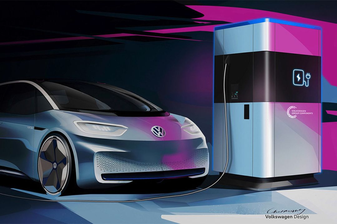 VW baut eigene, mobile Schnellladesäulen