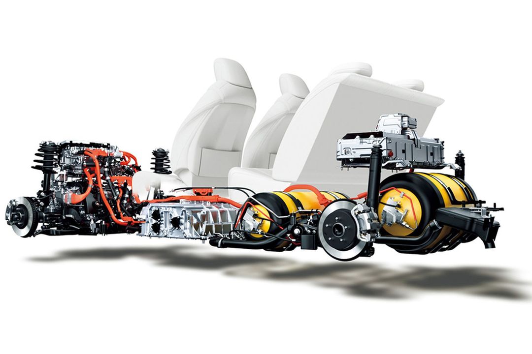 So sieht ein Brennstoffzellenauto von innen aus